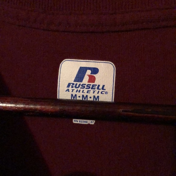 North Carolina Central University Eagles Maroon T-Shirt Mens Medium M Durham NC - Picture 3 of 14